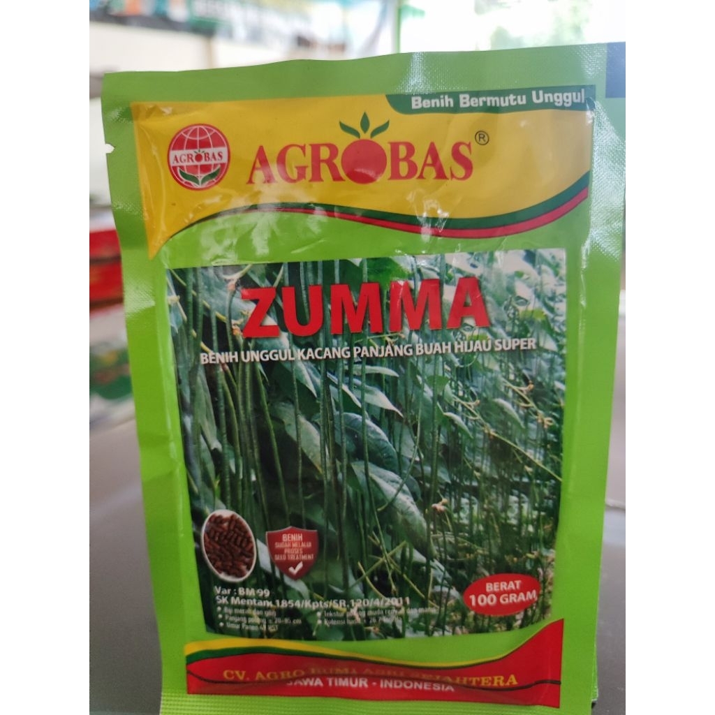 

Kacang Panjang Zumma kemasan 100 gram Original