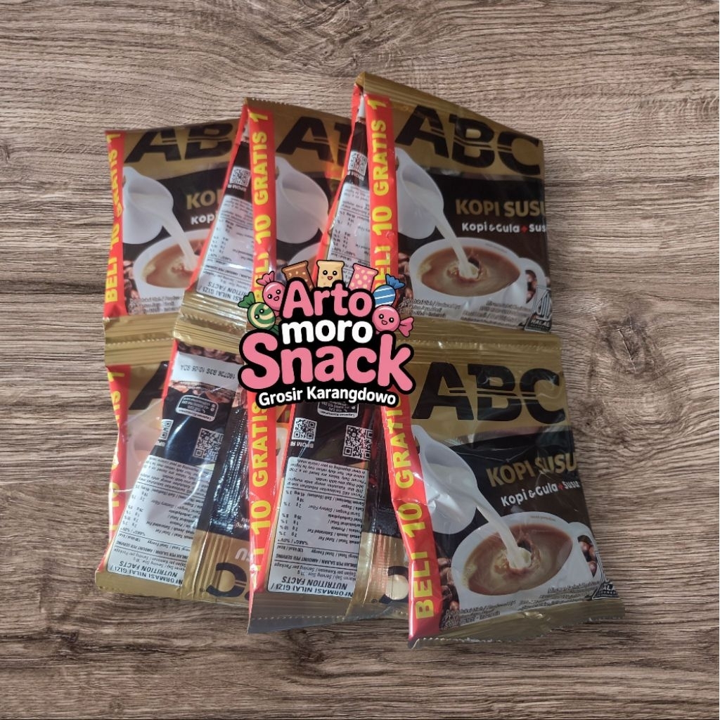 

PROMO !!! Kopi Susu ABC Beli 10 Gratis 1