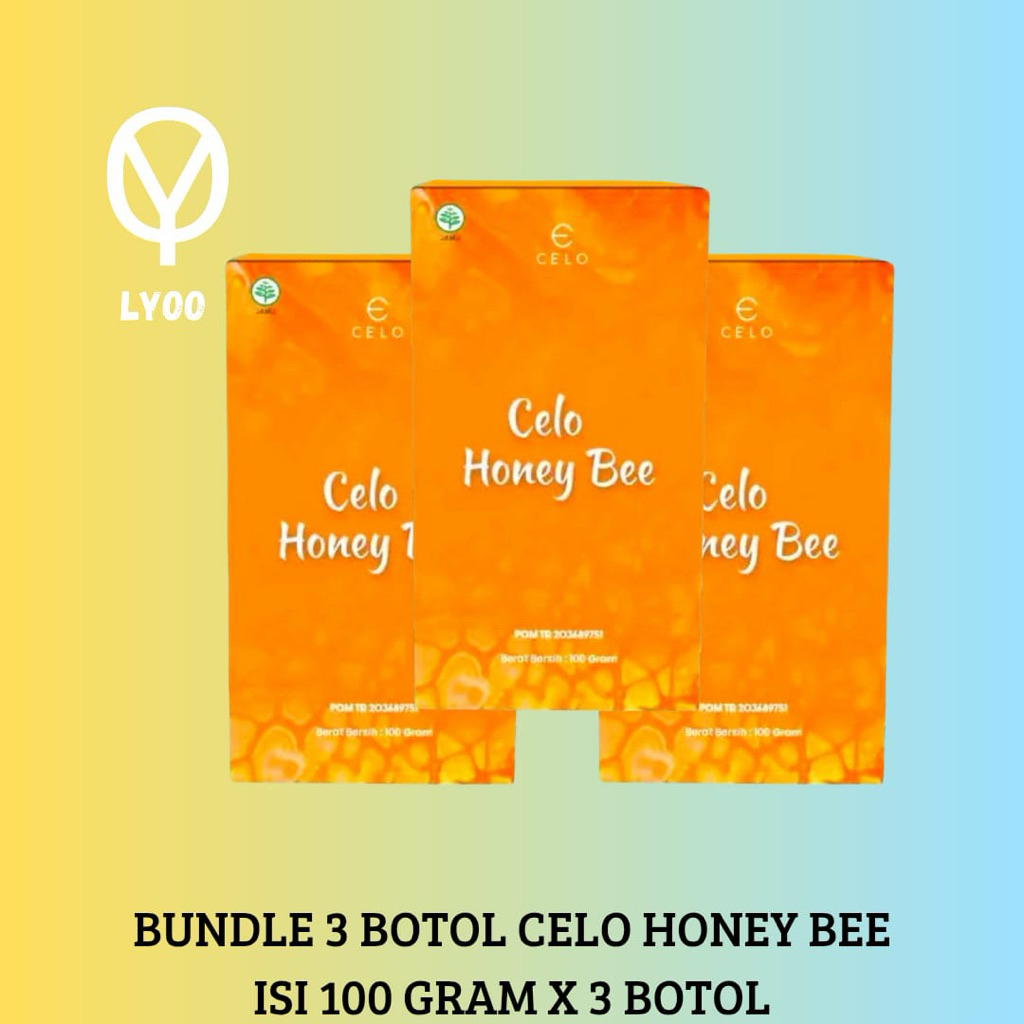 

BUNDLE 3 BOTOL CELO PREMIUM HONEY BEE 100 ML BPOM