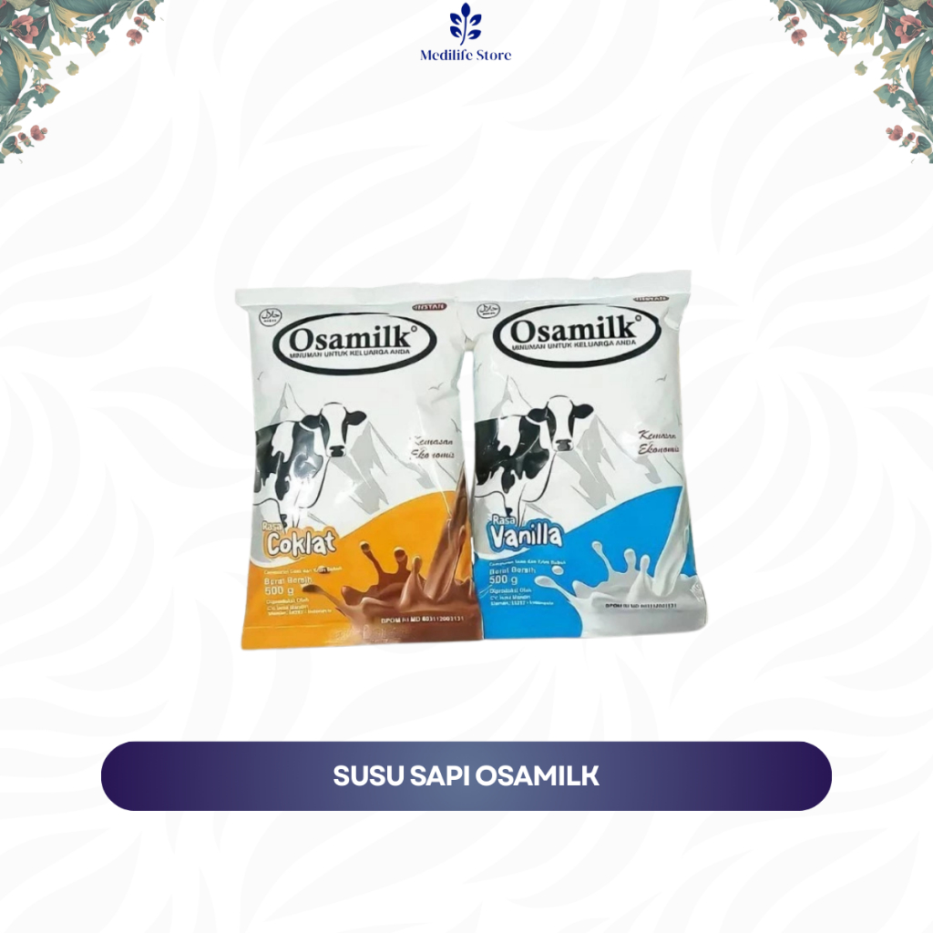 

OSAMILK - susu sapi milkcow susu sapi osamilk rasa vanila dan coklat susu gemuk badan original 100% osamilk/ osamil / osamik