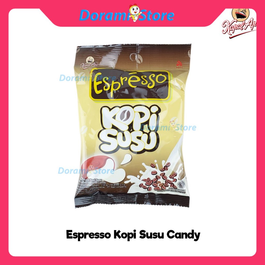 

Permen Kapal Api Espresso Kopi Susu 135gr Isi 50pcs / Permen Kopi Susu