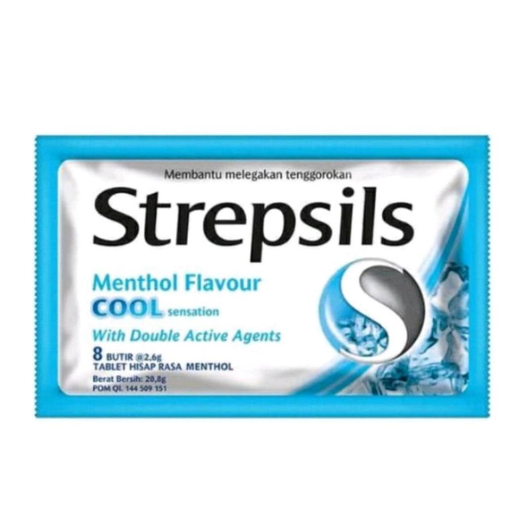 

STREPSILS COOL SACHET 8 BUTIR - MEMBANTU MELEGAKAN TENGGOROKAN