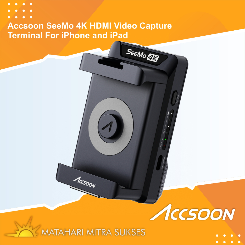 Accsoon SeeMo 4K HDMI Video Capture Terminal For iPhone and iPad