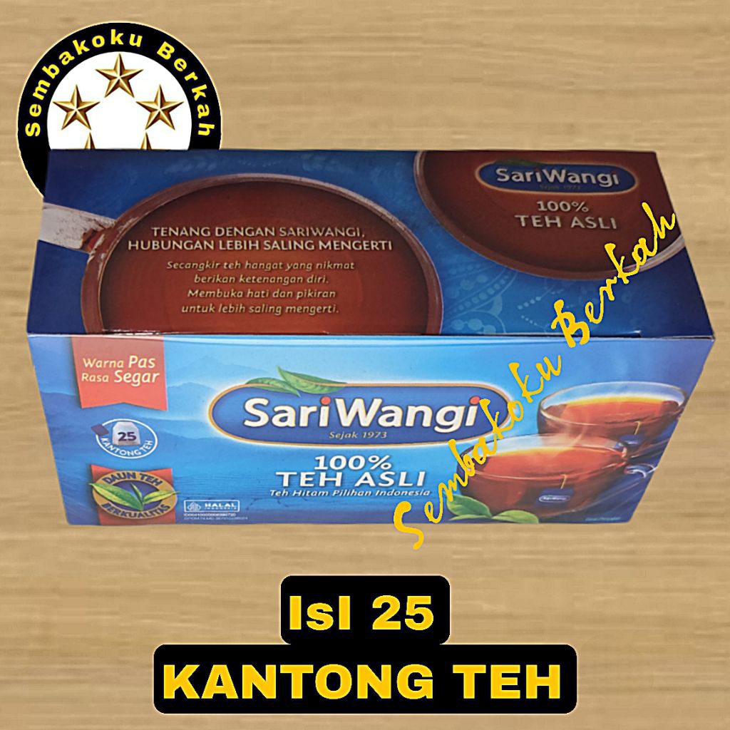 

Sariwangi Teh 100% Asli Isi 25 Kantong Teh