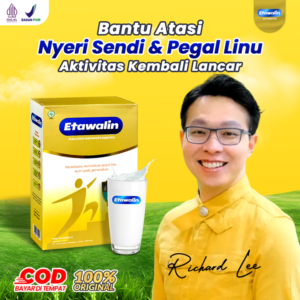 

ETAWALIN Susu Etawa Bantu Atasi Nyeri Sendi dan Pegal Linu Halal asli