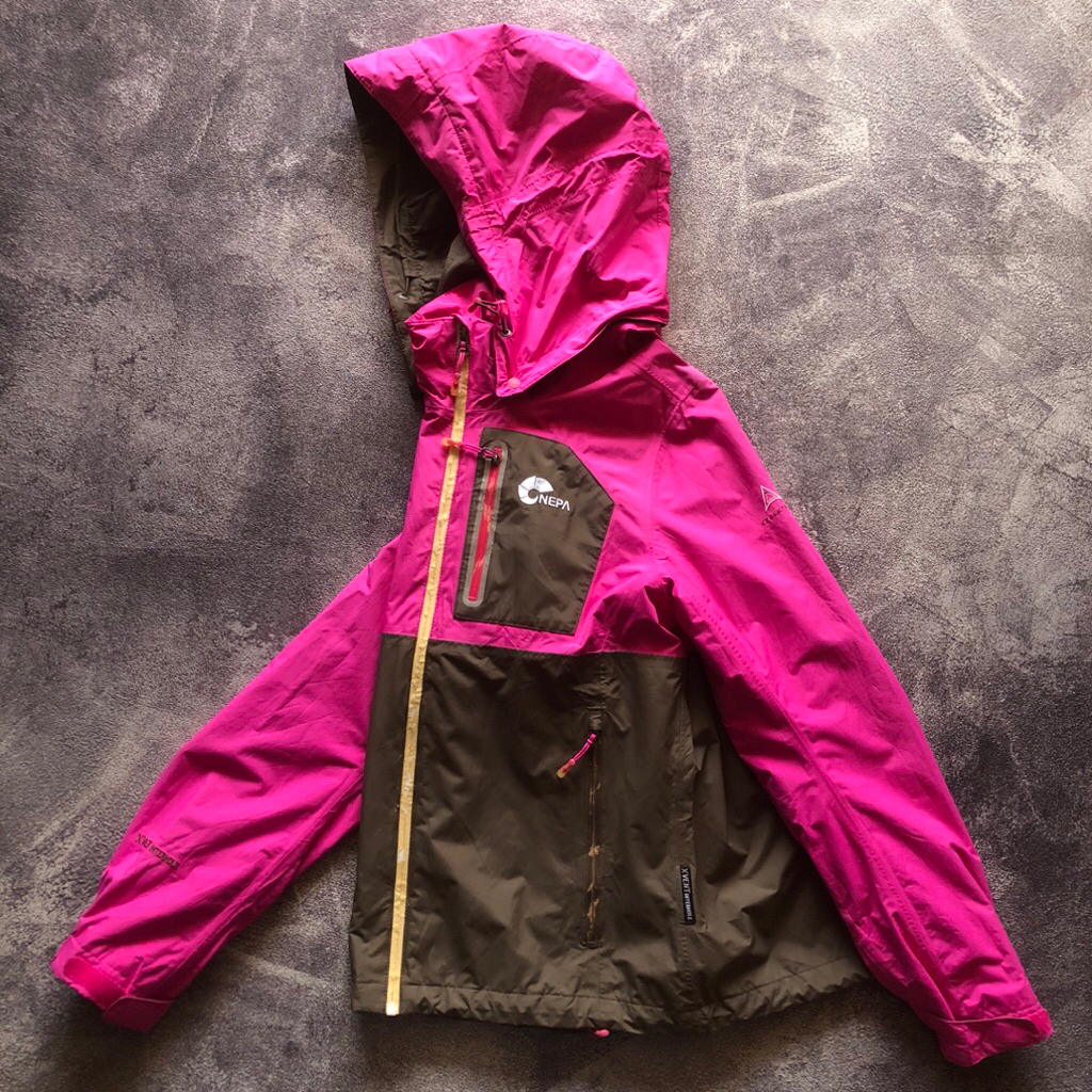 Gorpcore Jacket NEPA XVENT INTERHOLE Second Size M,Hiking jacket pink coklat second Outdoor jacket s