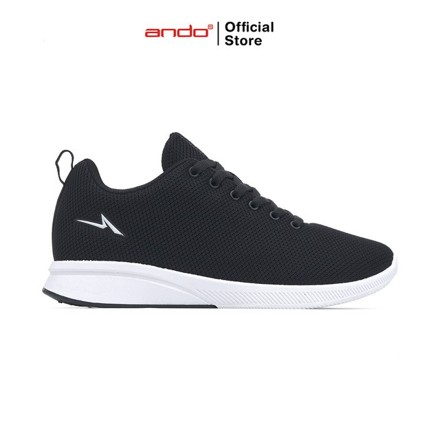 Ando Official Sepatu Sneakers Yulis Wanita Dewasa - Hitam/Putih