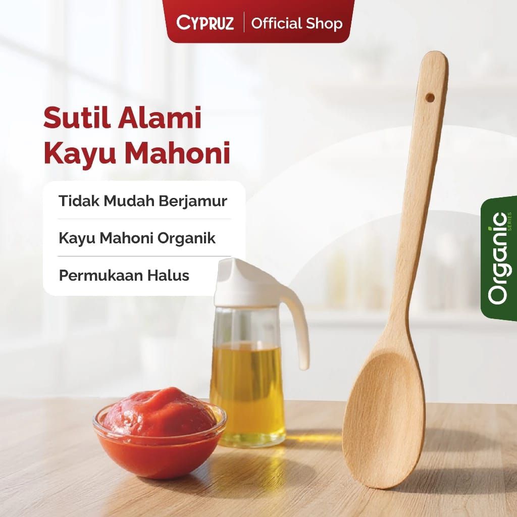 Sutil Turner Bulat Kayu Mahoni Cyprus Kayu Mahoni