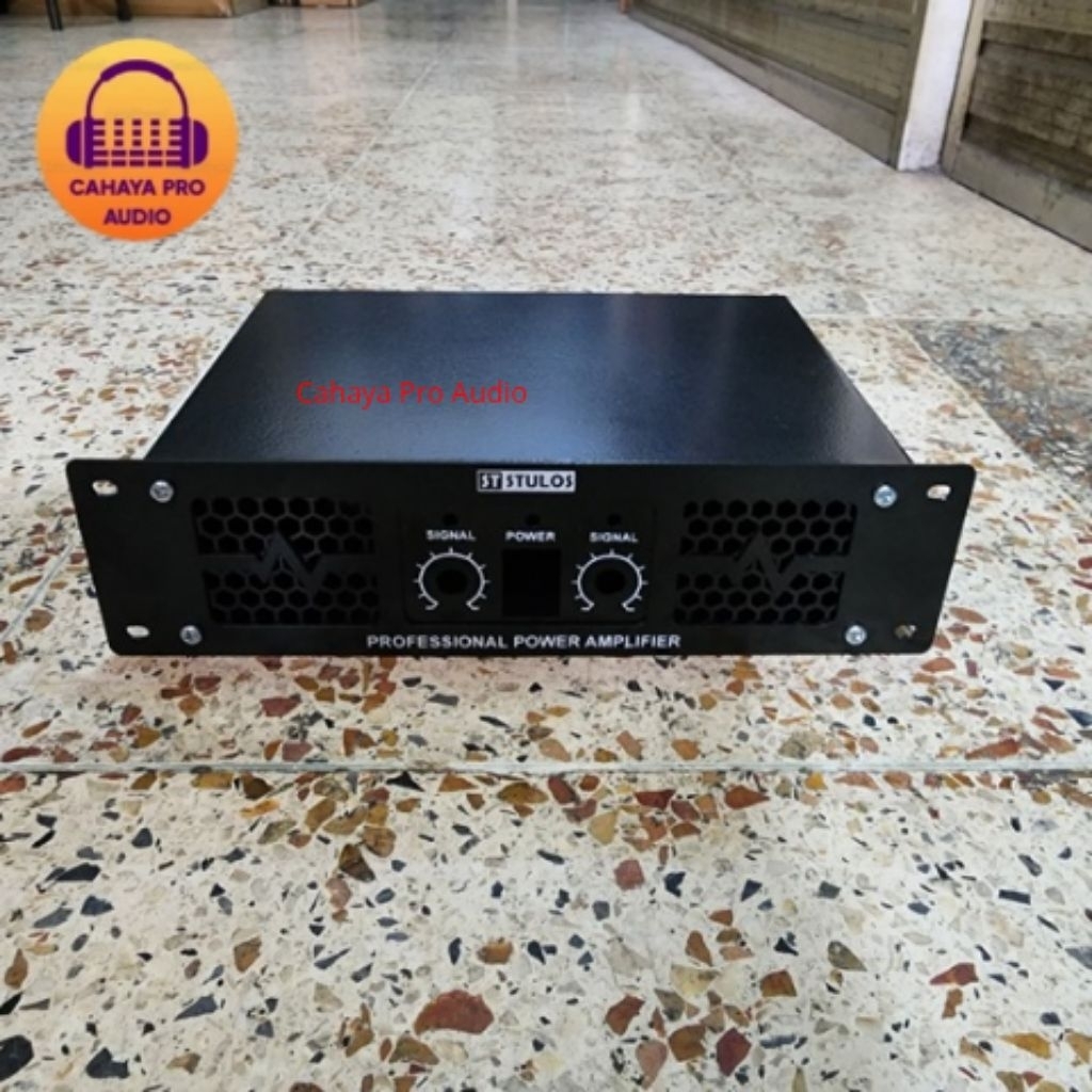 Box Power Amplifier Mini Miniaturan Besi Model Built Up Stulos