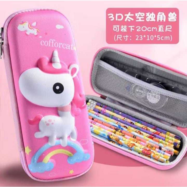 

Kotak Pensil Anak Motif Kartun Bahan EVA / Kotak Pensil Anak Motif Squishy Tempat Pensil Anak Motif 3D