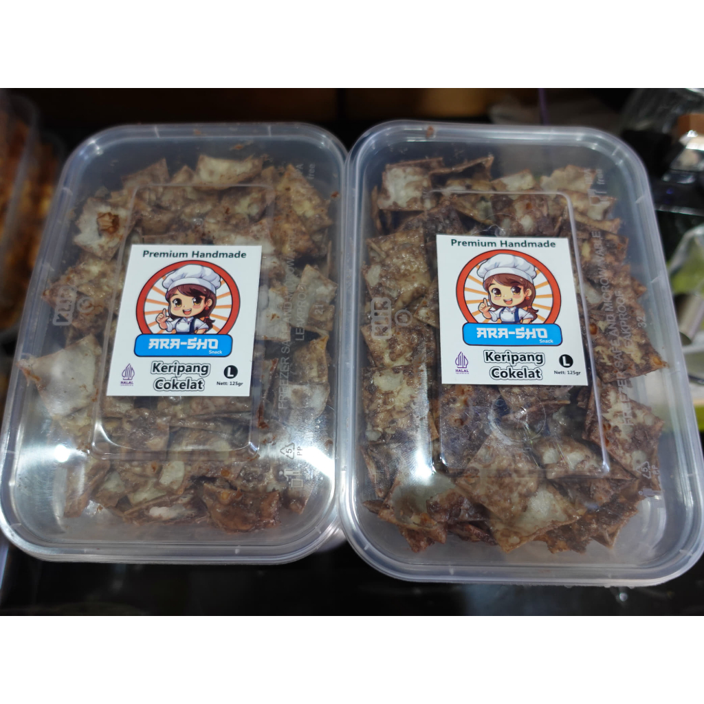 

Keripik Pangsit Coklat Lumer Kemasan 120 gr / Cemilan / Pangsit / Coklat Lumer