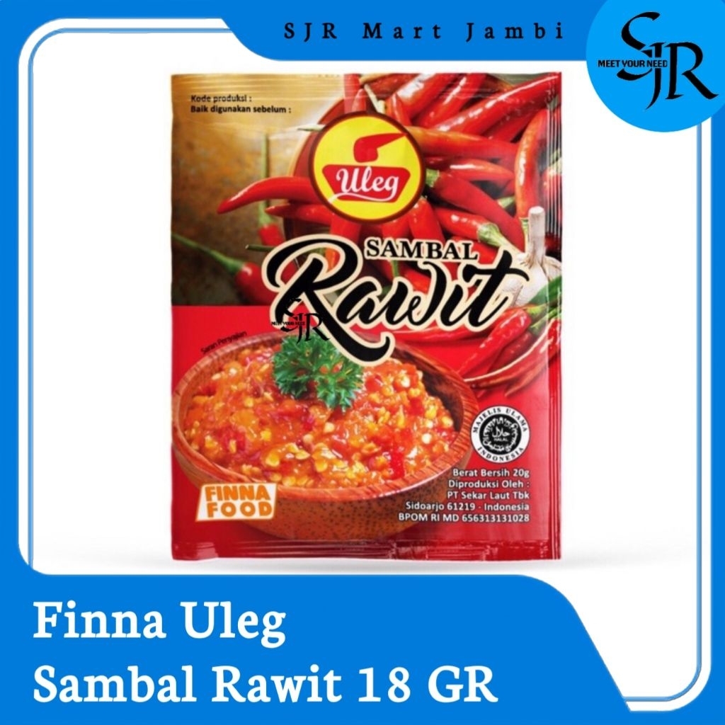 

[Sambal] Finna Sambal Uleg Rawit | Kemasan Satuan 18gr
