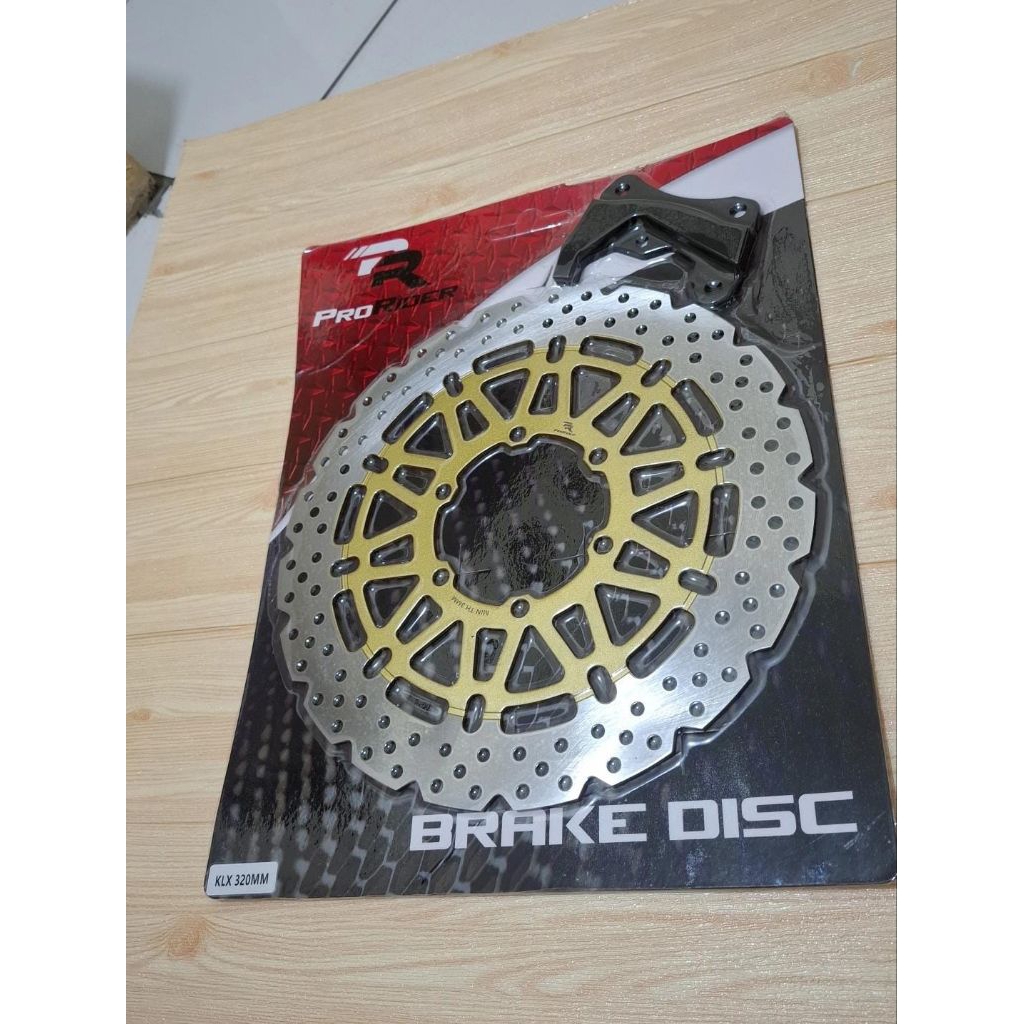 Disk Piringan Cakram Depan KLX 150 Ukuran Besar 320 PNP Plus Breket / Cakram Depan KLX 150 Supermoto