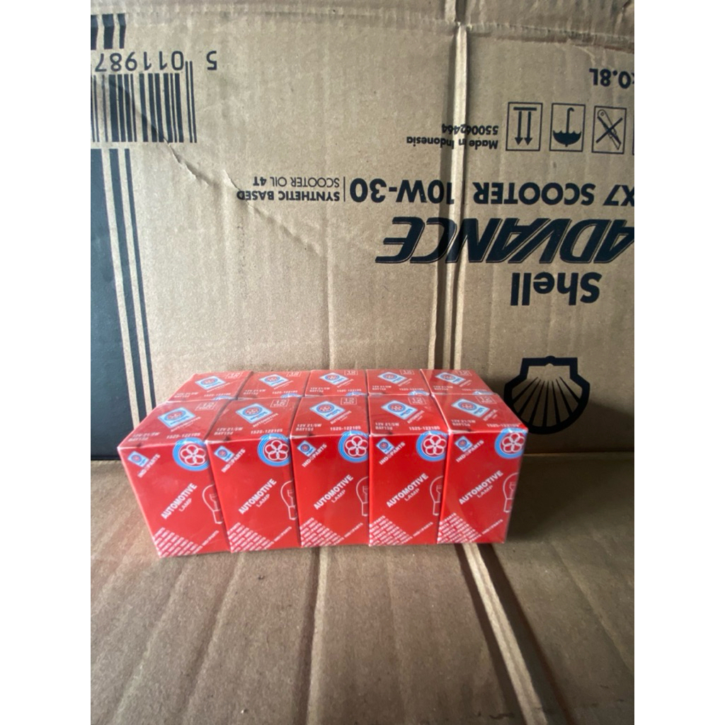 INDOPARTS PAKET 10Pcs Lampu Belakang Stop Lamp 12V 30/30W