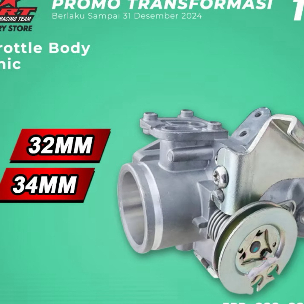 THROTTLE BODY RACING BRT Honda SONIC SUPRA GTR 32mm 34mm TB BRT