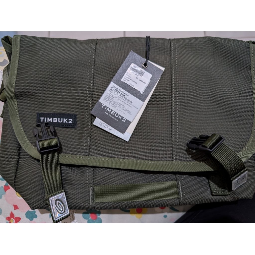 Tas Timbuk2 Classic Messenger Green Army