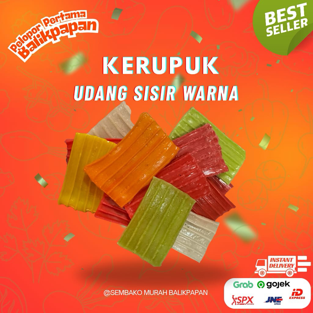 

kerupuk sisir udang