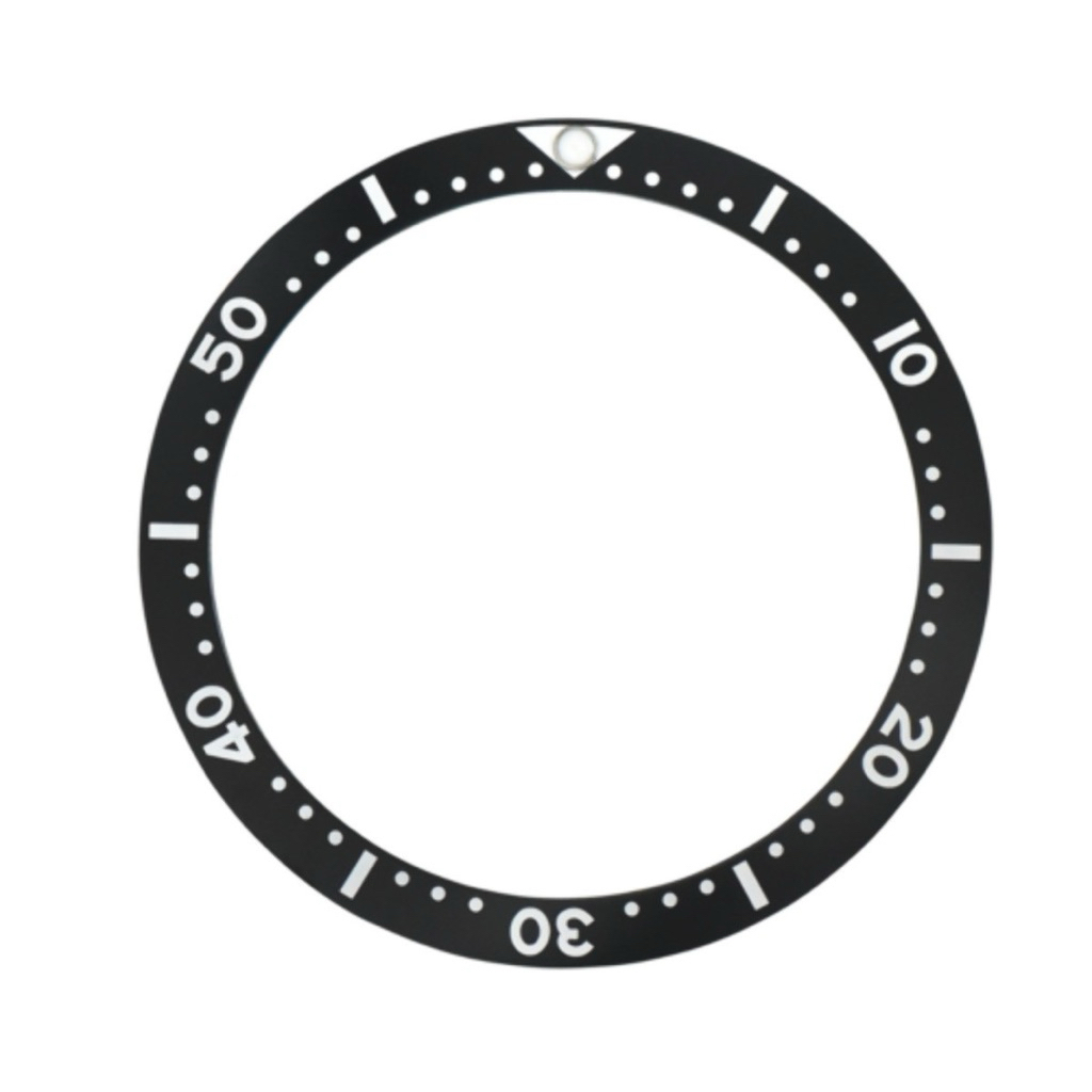 seiko 7002 insert bezel HITAM ring insert bezel flat untuk mod seiko skx007 skx009 skx011srpd  38mm 