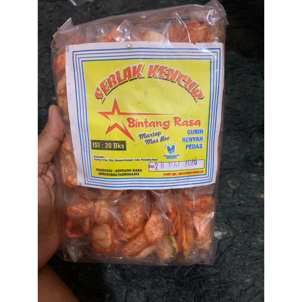 

Kerupuk Pedas Seblak Kencur