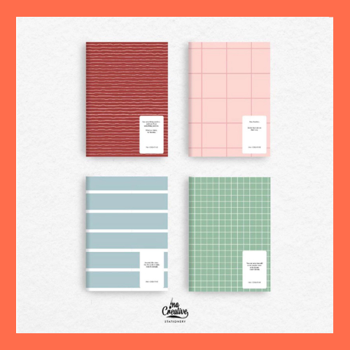 

INA CREATIVE Buku tulis A5 Sweet minimalis isi 38 lembar