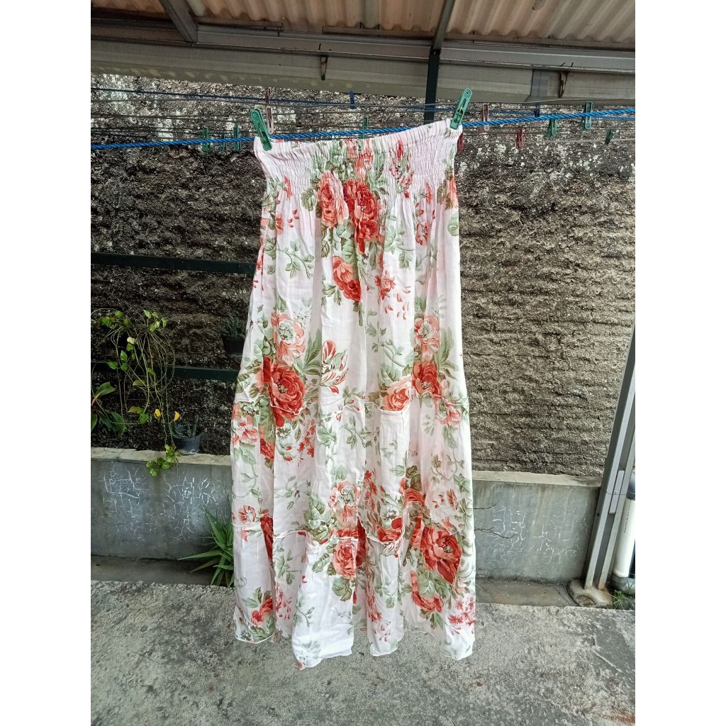 [Preloved] Rok bunga