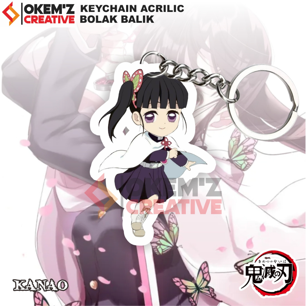 Souvenir Gantungan Kunci KANAO TSUYURI Anime Kimetsu No Yaiba - Gantungan Kunci Anime Demon Slayer -