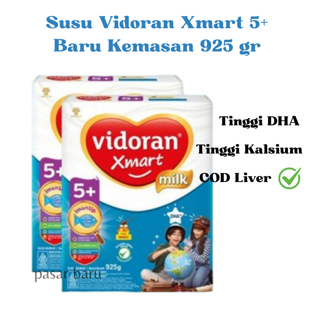 

Vidoran Xmart Tahap 5 Kemasan 925 gr - Coklat dan Madu