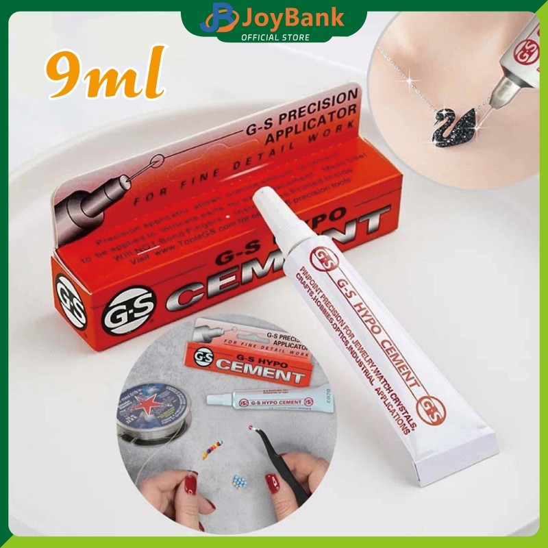 Lem Permata Perhiasan 9ml Cepat Kering untuk Cincin, Jam Tangan & Emas | Perekat Emas & Batu