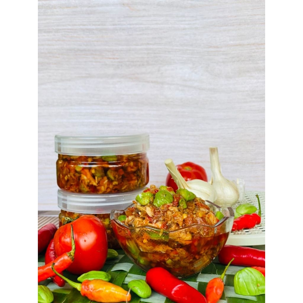 

ADERASA SAMBEL BUNDLING PAKET HEMAT isi 2 Sambal Tongkol Pete 200gram