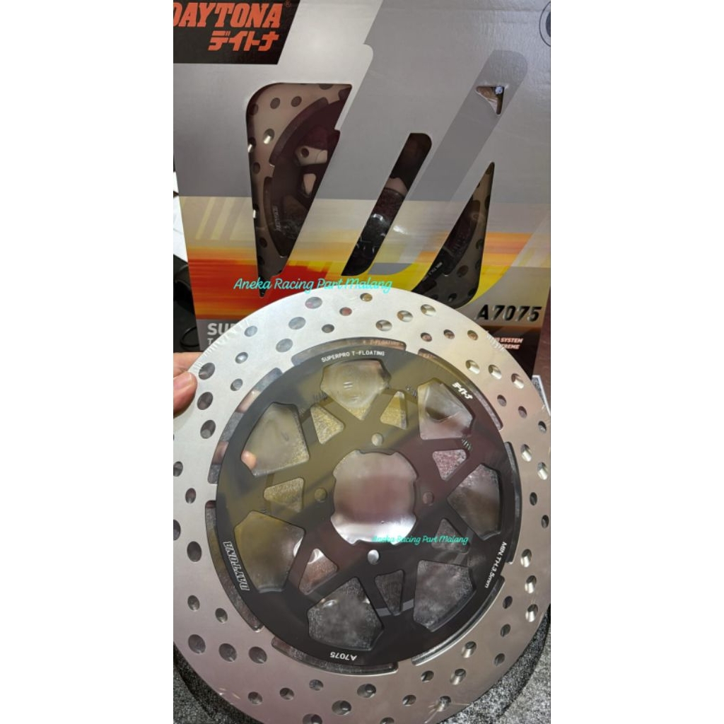 DISC CAKRAM ORI100% DAYTONA RACING SUPERPRO T-Floating Beat Mio Scoopy Nouvo 260mm Jupiter Z fizr mx