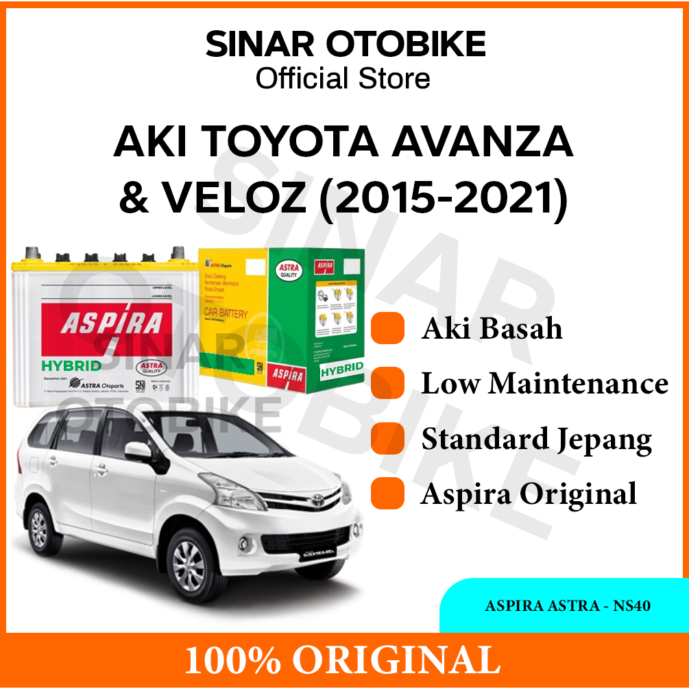 AKI AVANZA VELOZ LAMA  ASPIRA HYBRID NS40