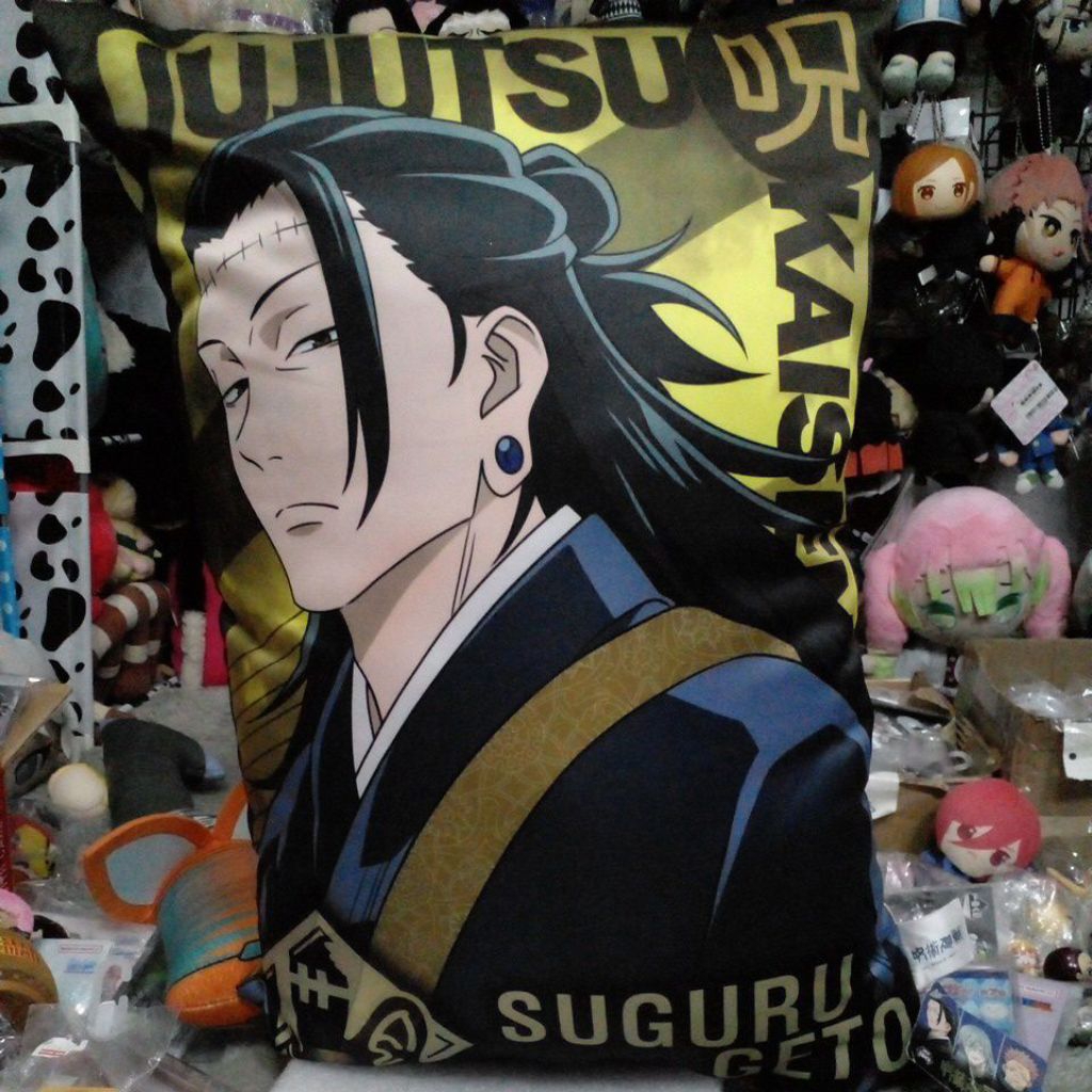 Official Pillow SUGURU GETO Jujutsu Kaisen / Bantal Kenjaku JJK ORIGINAL TAITO