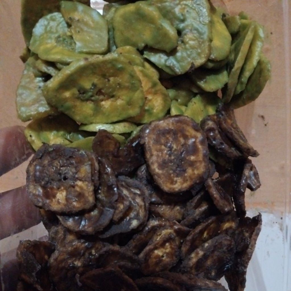 

kripik pisang krispy coklat 100 gr.