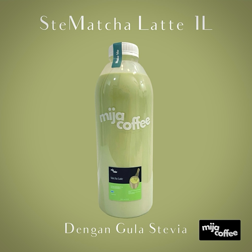 

SteMatcha latte 1L (2 varian) Khusus Instant