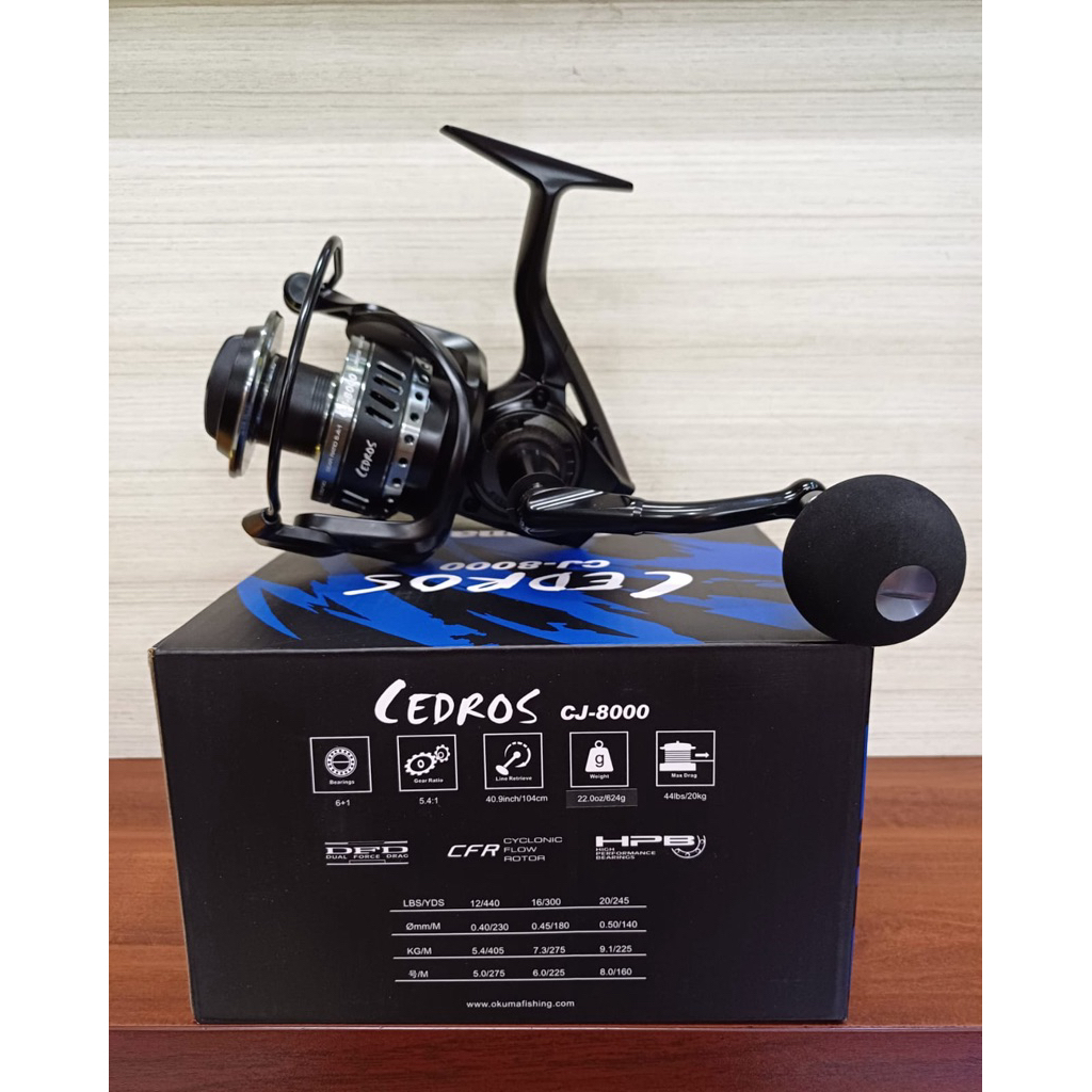Reel Spinning Okuma Cedros Saltwater Jigging