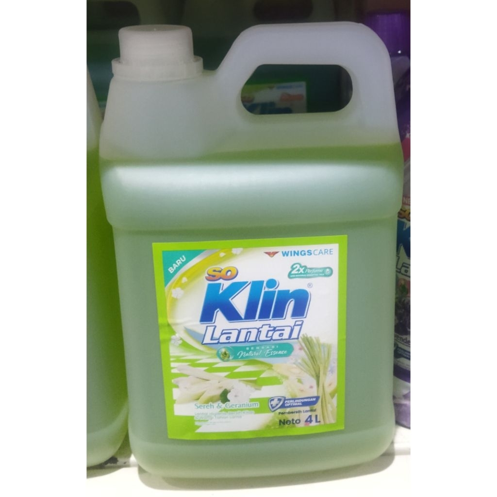 SOKLIN LANTAI SEREH & GERANIUM 4 LITER