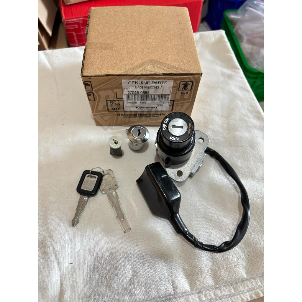 Kunci Kontak Set Switch Assy Kawasaki Ninja RR NEW Original - 27045-0555