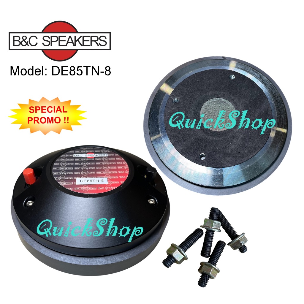 Driver / Tweeter Speaker B&C DE85TN Spoll 3in tweter BNC DE 85TN