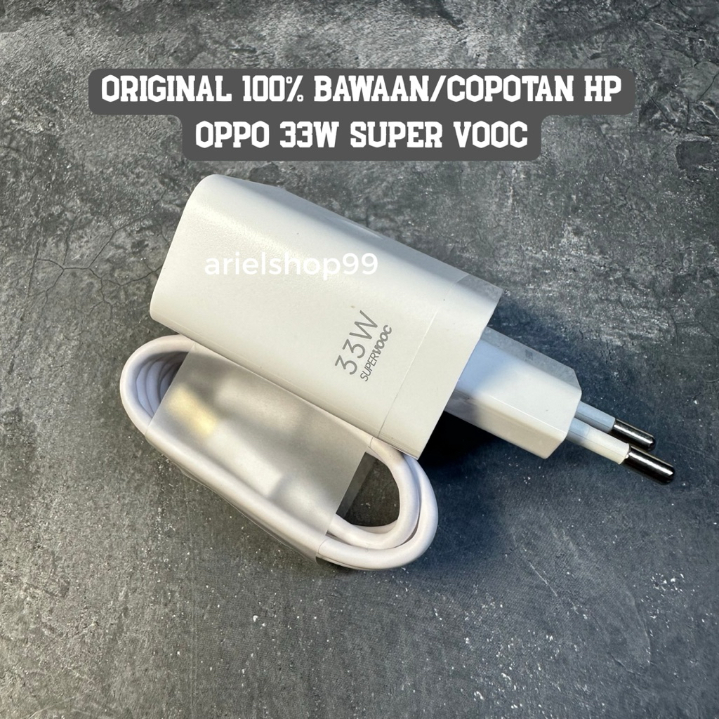 Charger Oppo 33W SuperVooc Original 100% Copotan Hp Type C RENO 7 4G |A96 5G | RENO 8 4G | RENO 7z 5