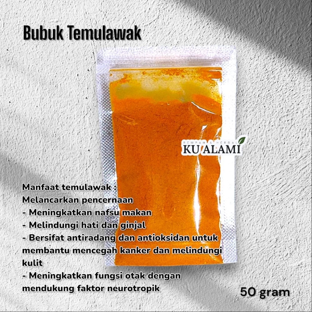 

Temulawak Bubuk Temulawak Halus