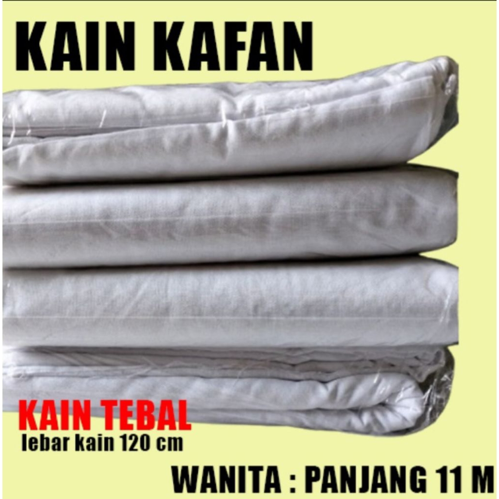 KAIN KAFAN WANITA  /MORI / JENAZAH 11m