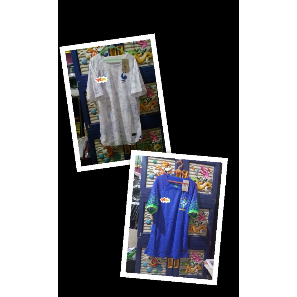 Jersey player issue prancis & brazil