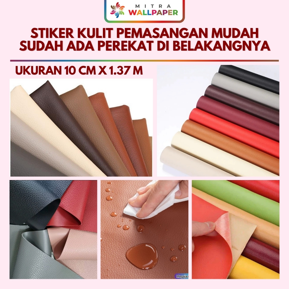 Stiker Tempelan Sofa Sobek Kulit Jok Motor Robek Tambal Kursi Bangku Berlobang Serbaguna