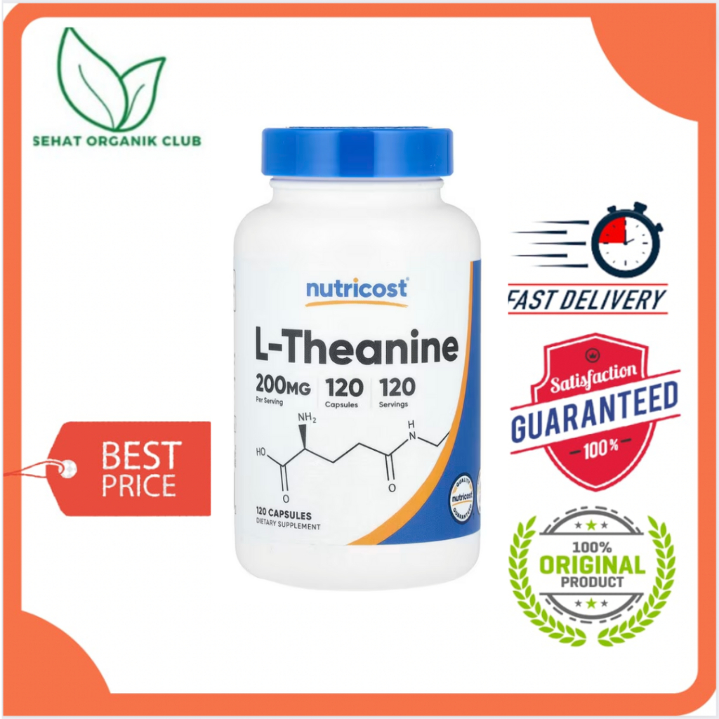 Nutricost L-Theanine 200 mg 120 Capsules