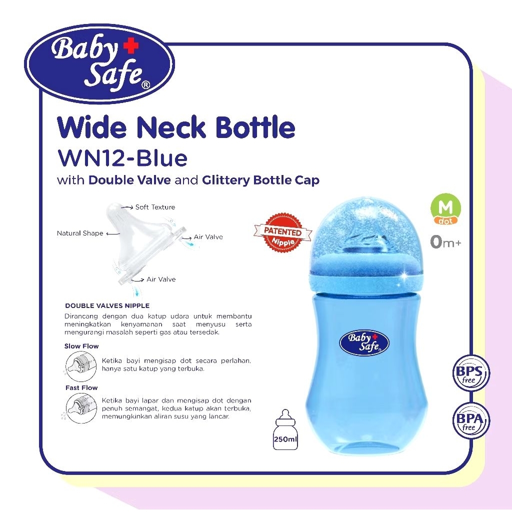 LYNEA BABY SAFE BOTOL 260ML