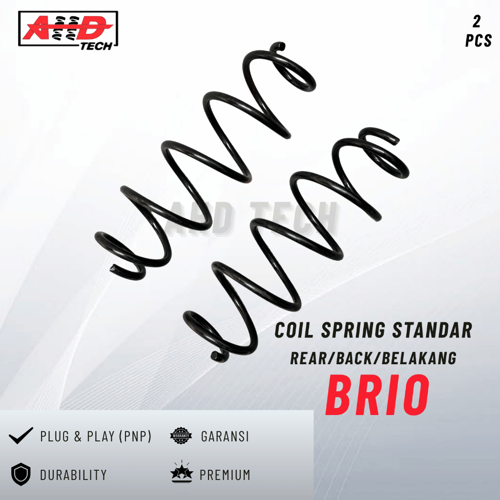 PER KEONG MOBIL [BELAKANG] HONDA BRIO STANDAR / COIL SPRING HONDA BRIO BELAKANG [2PCS]