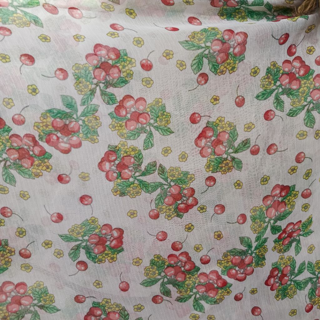 Kain sifon silky - kain sifon polos - kain sifon yoryu - kain sifon crinkle - kain sifon motif - kai