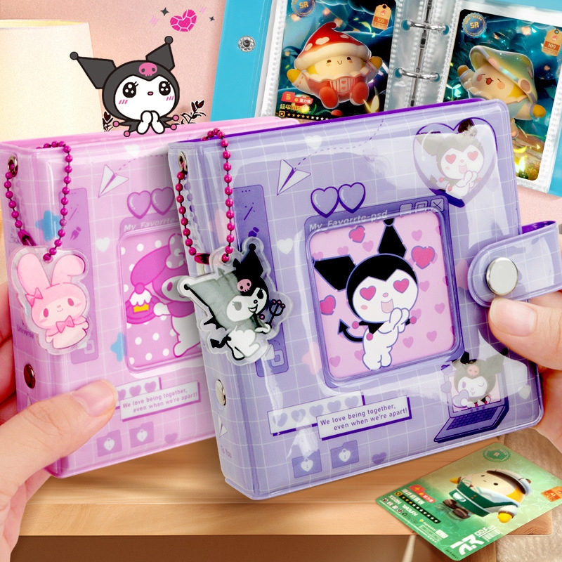 40 SLOT Binder Album Photocard PP Wadah Foto Mini Sanrio KPOP Koleksi Buku Photo Card Polaroid Kartu
