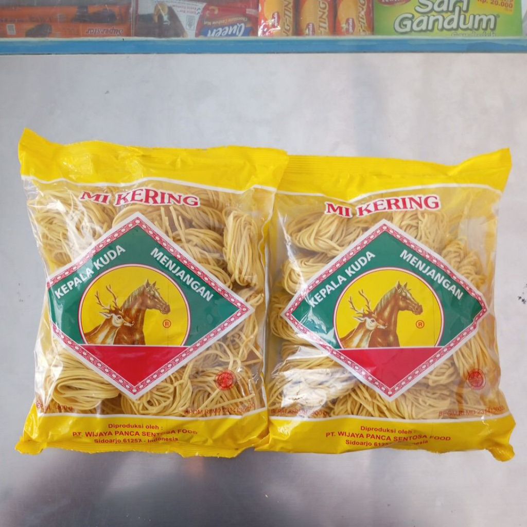 

Mie Kering Kepala Kuda Menjangan 400g