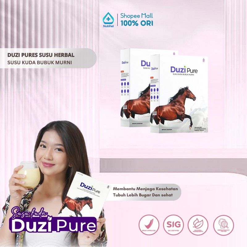 

Duzi Pure - Susu Kuda Lombok Herbal 200 Gram 2 Box | Kesehatan Tubuh | Kebugaran Tubuh |